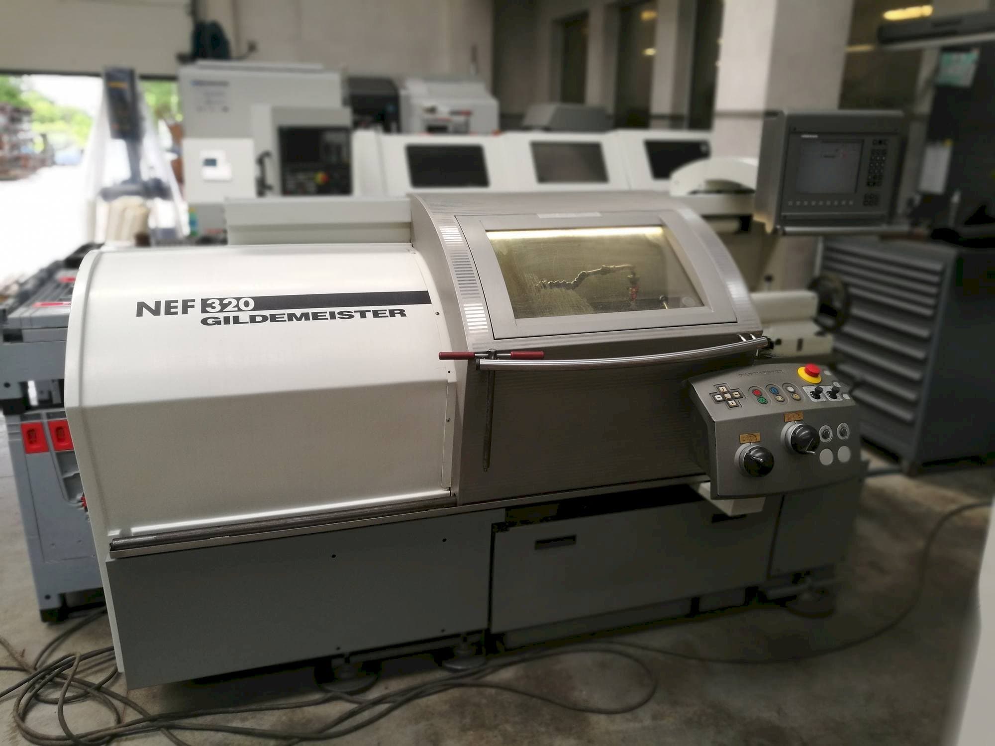 Front view of Gildemeister NEF 320 machine