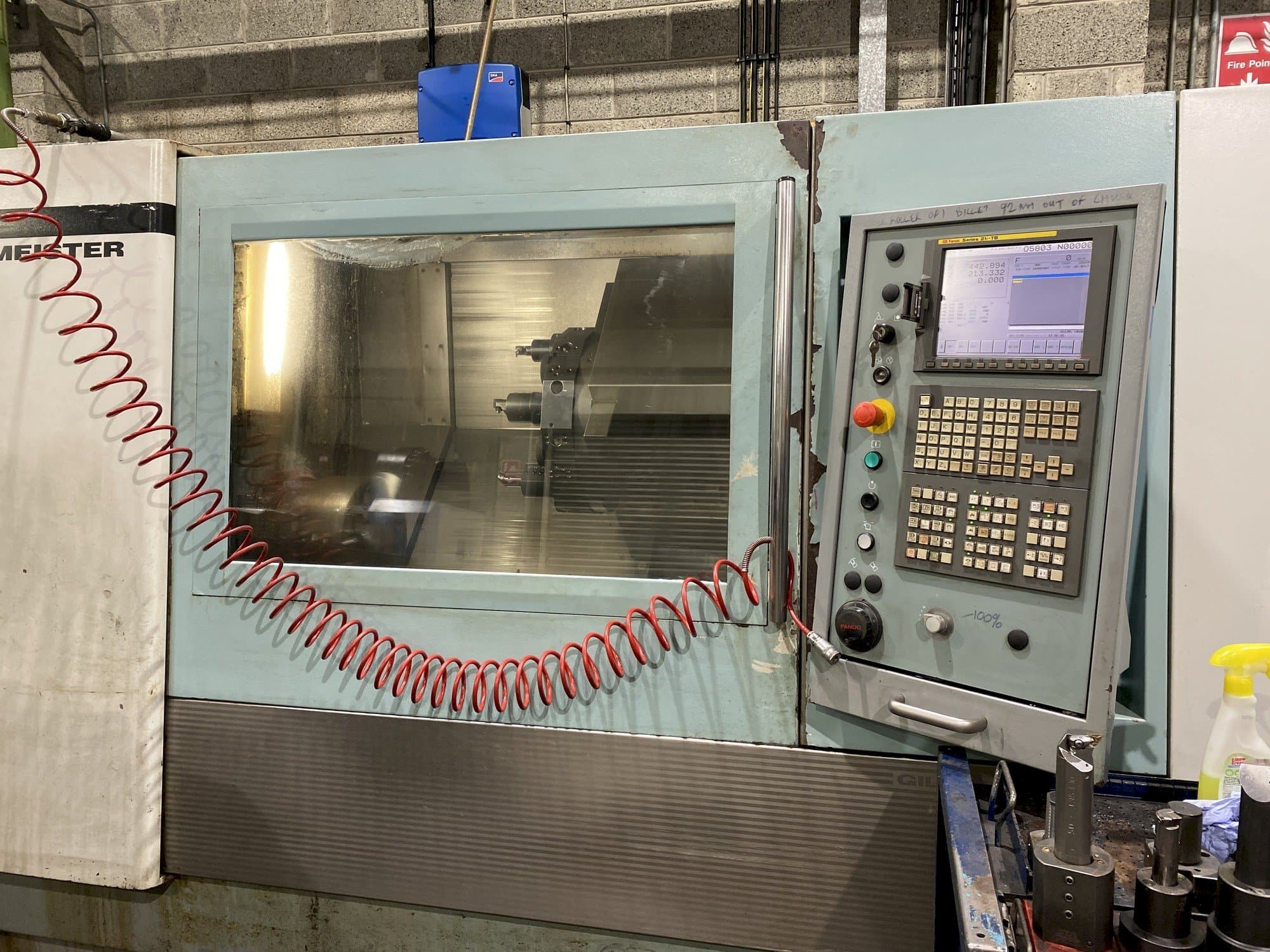 Front view of Gildemeister CTX 510 machine