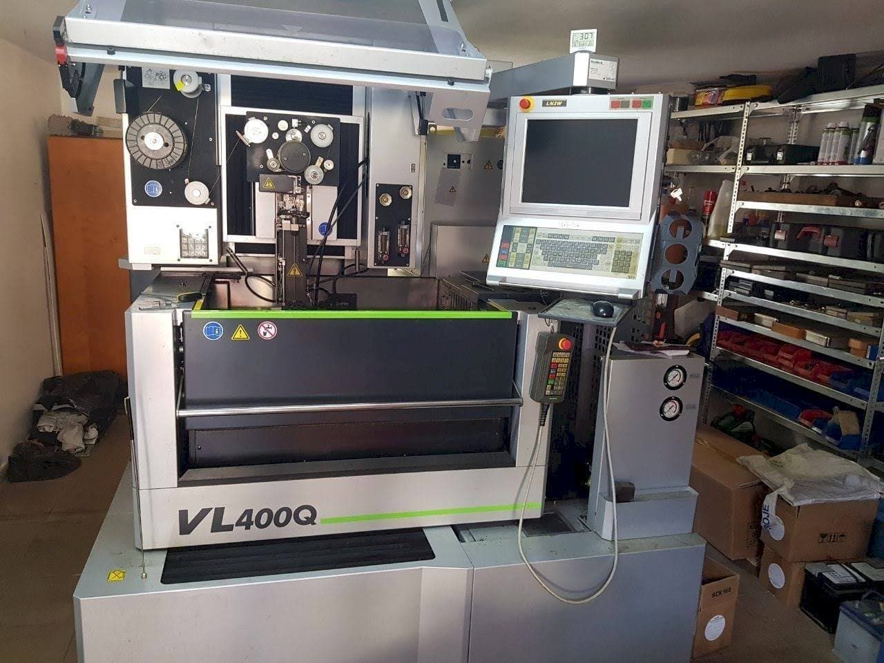Front view of Sodick VL 400Q machine