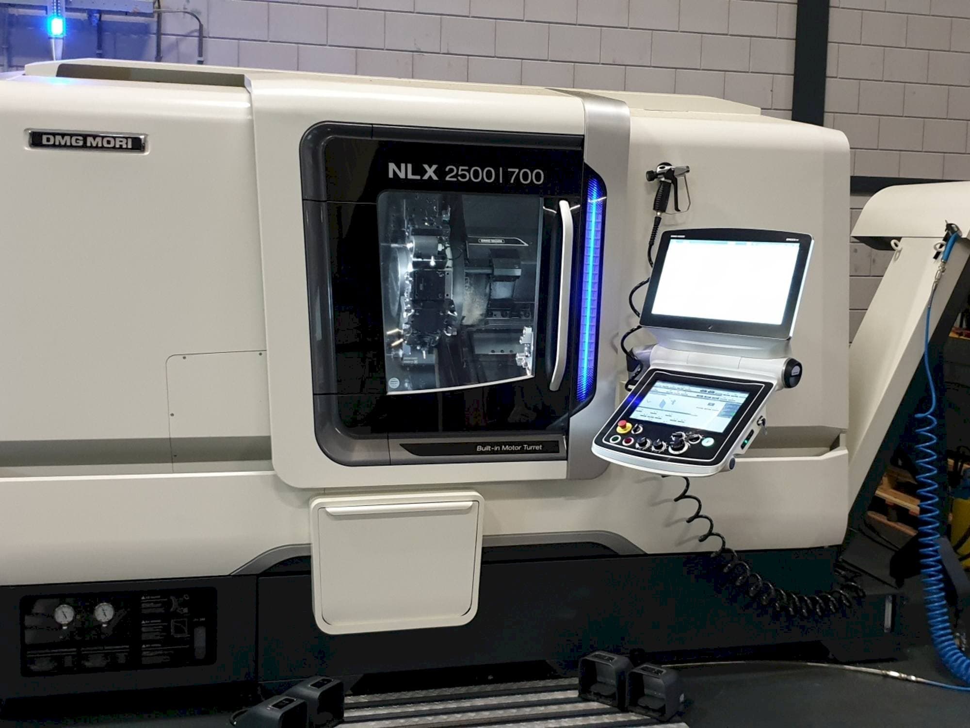 Front view of DMG MORI NLX2500 / 700 SY machine