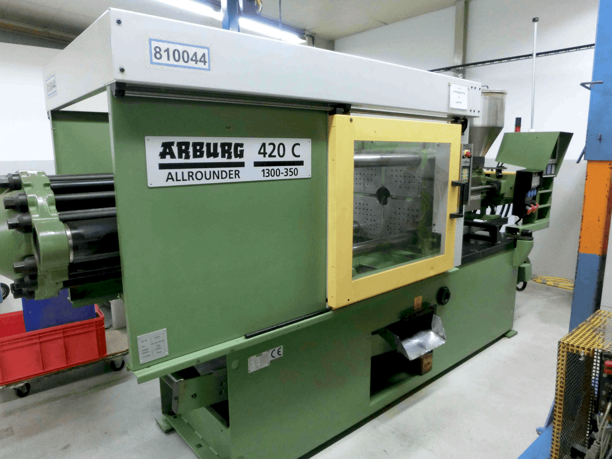 Front view of Arburg 420C-1300-350 machine