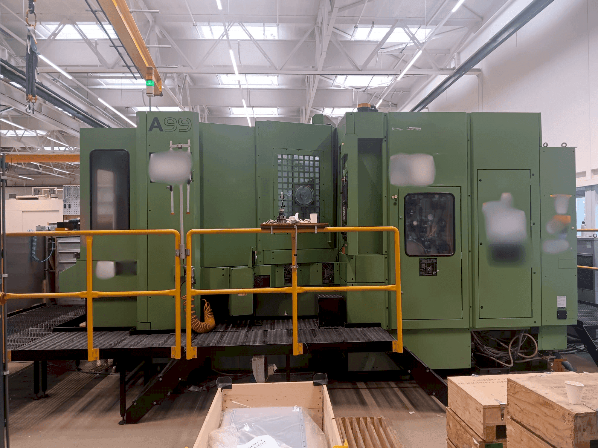 Front view of Makino A99-A188 machine