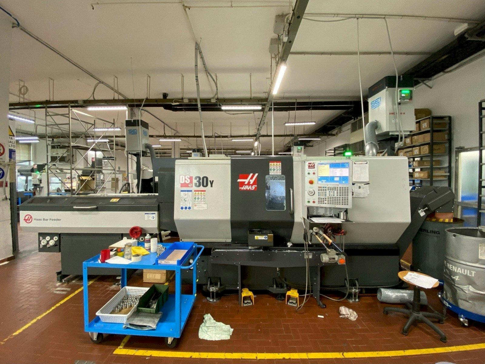 Front view of HAAS DS30Y  machine