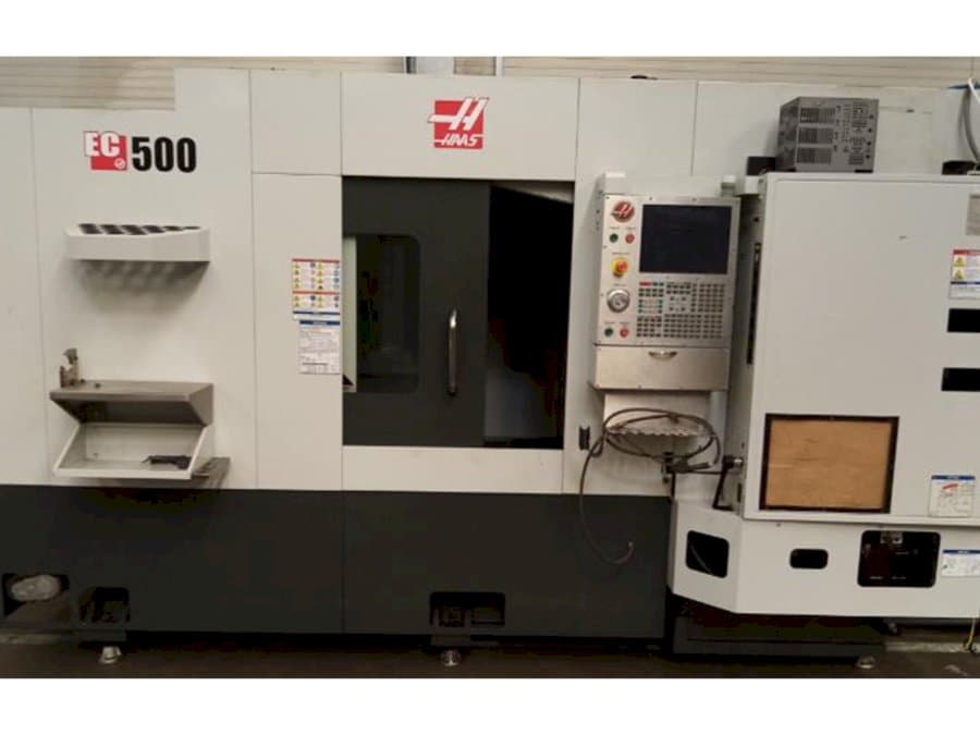 Front view of HAAS EC-500 machine