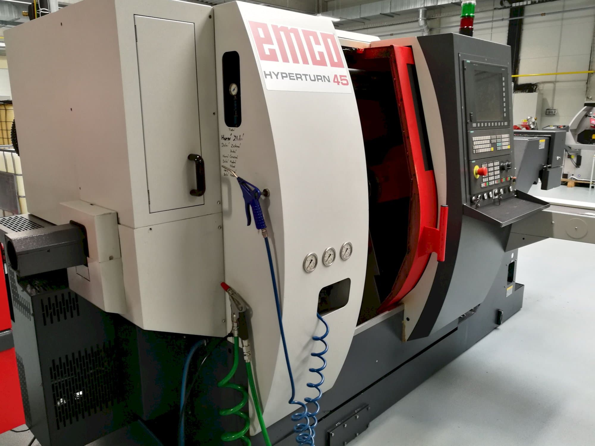 Left view of EMCO HYPERTURN 45 Machine