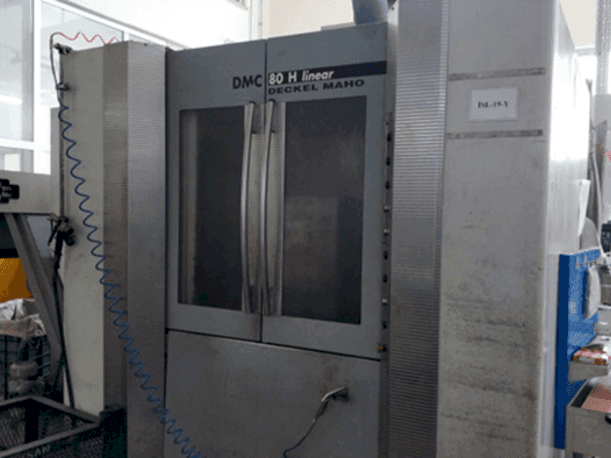 Front view of DECKEL MAHO DMC 80 H linear machine