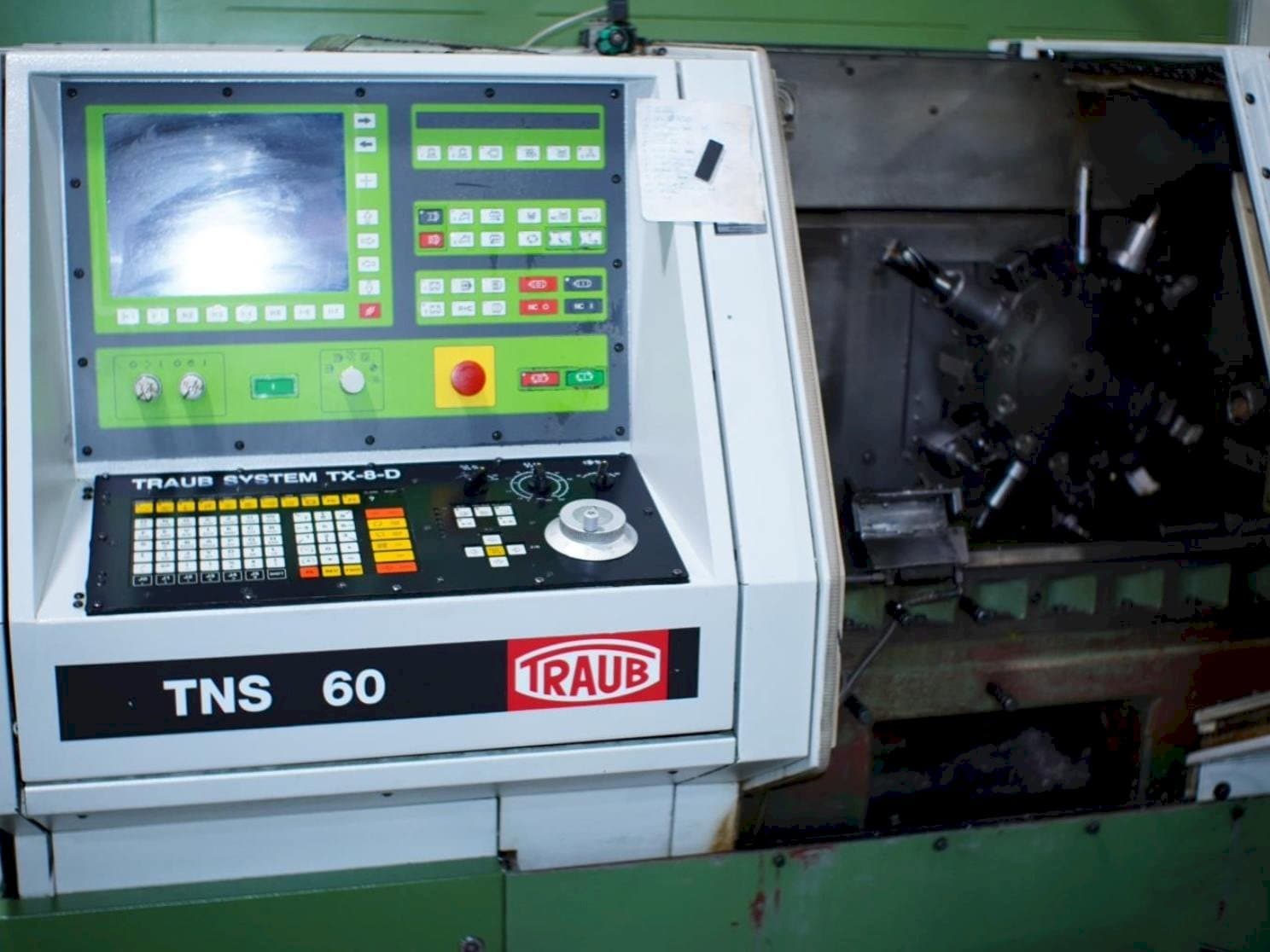 Front view of TRAUB TNS 60 machine