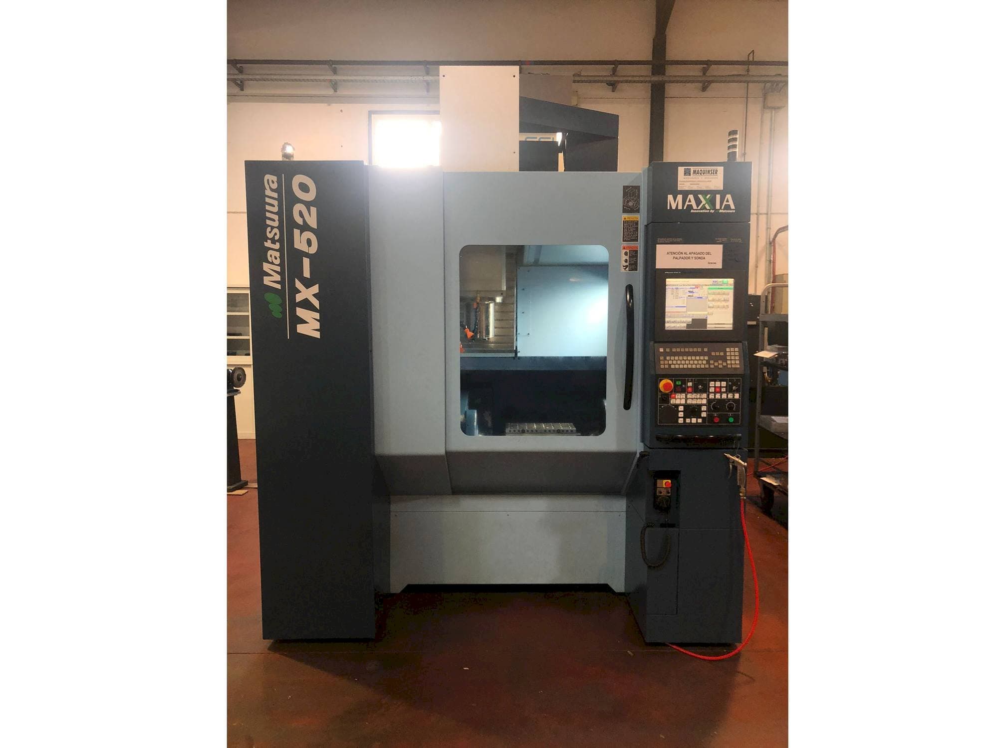 Front view of Matsuura MX-520  machine
