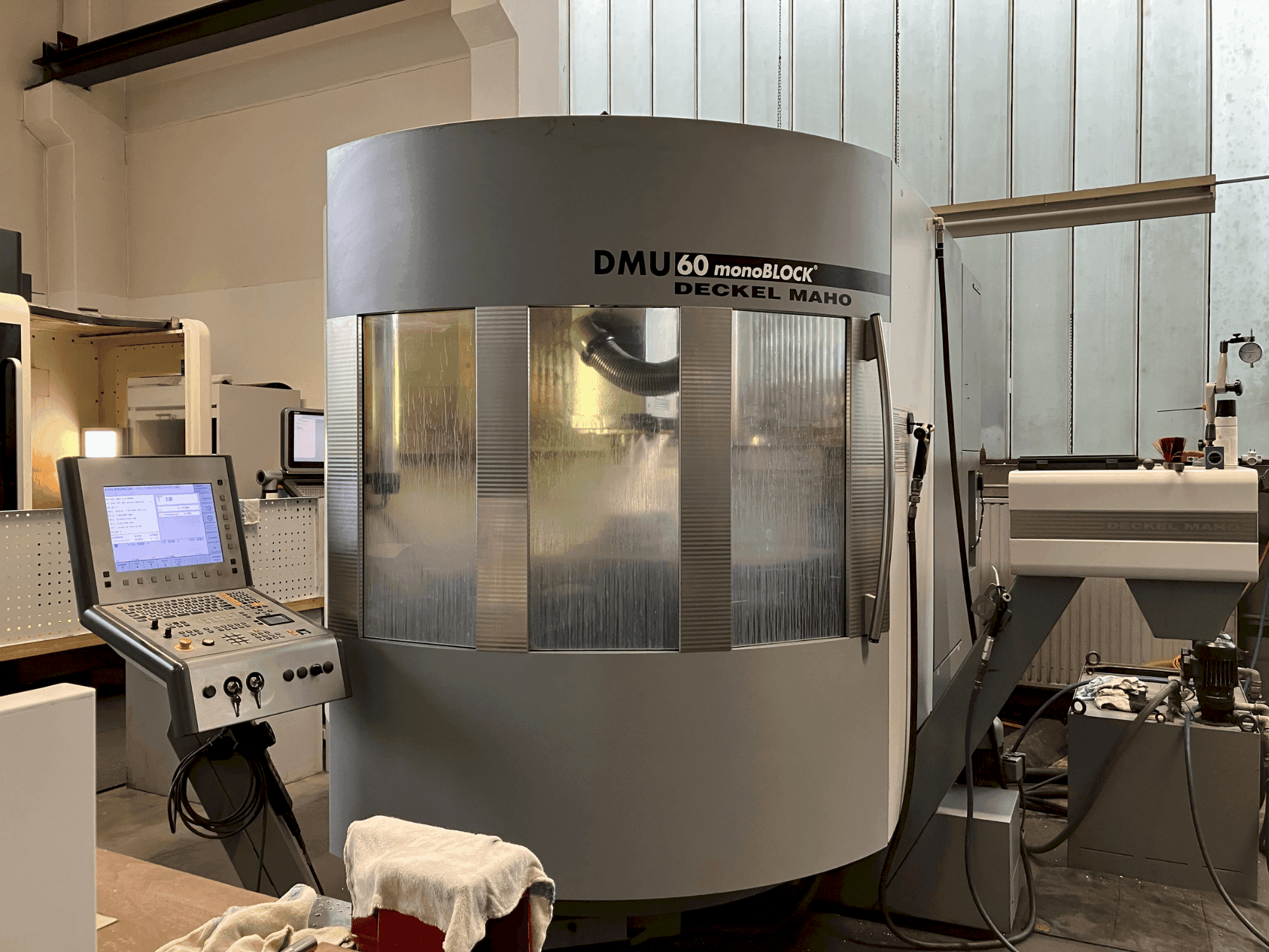 Front view of DMG DMU 60 monoBlock  machine