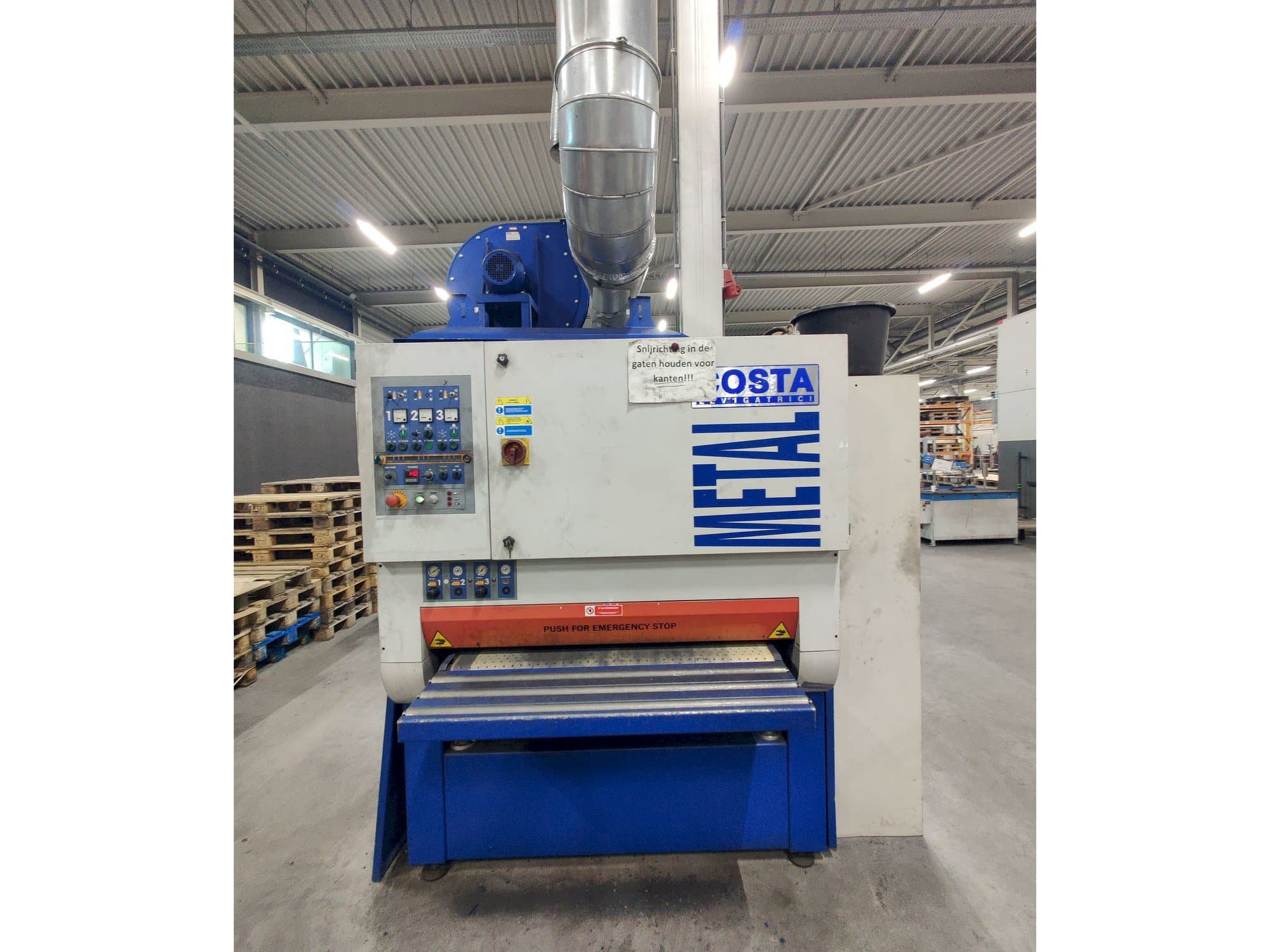 Front view of Costa MD4-CVC 1150 + SB 140 machine