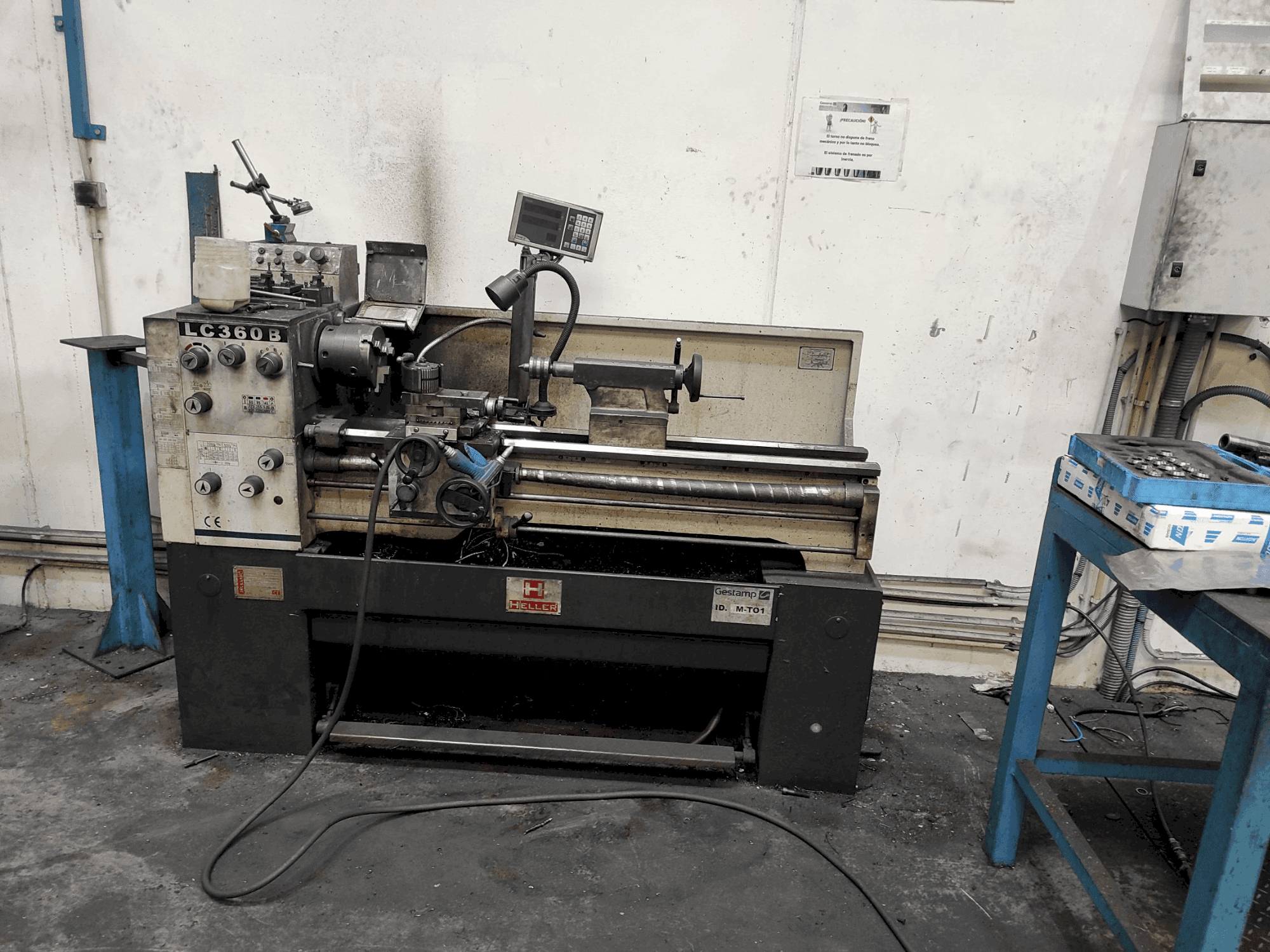 Front view of HELLER LC 360 B machine