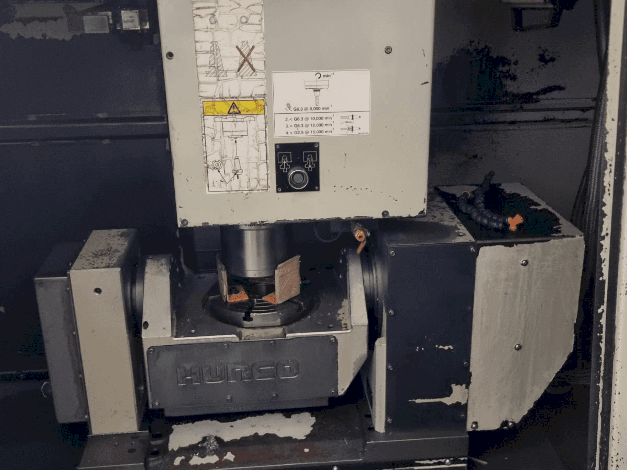 Front view of Hurco VMX 50T machine
