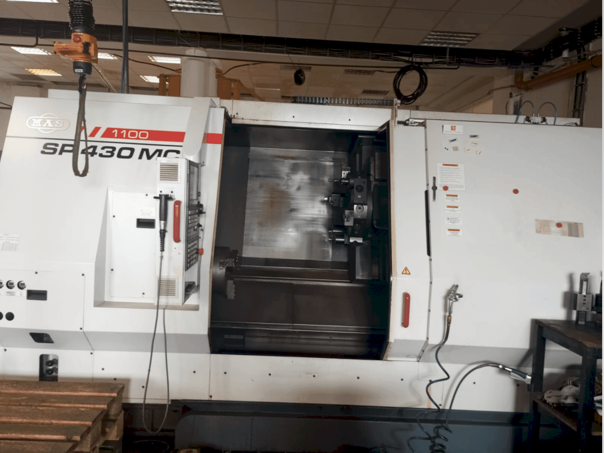 Front view of KOVOSVIT MAS SP 430MC machine