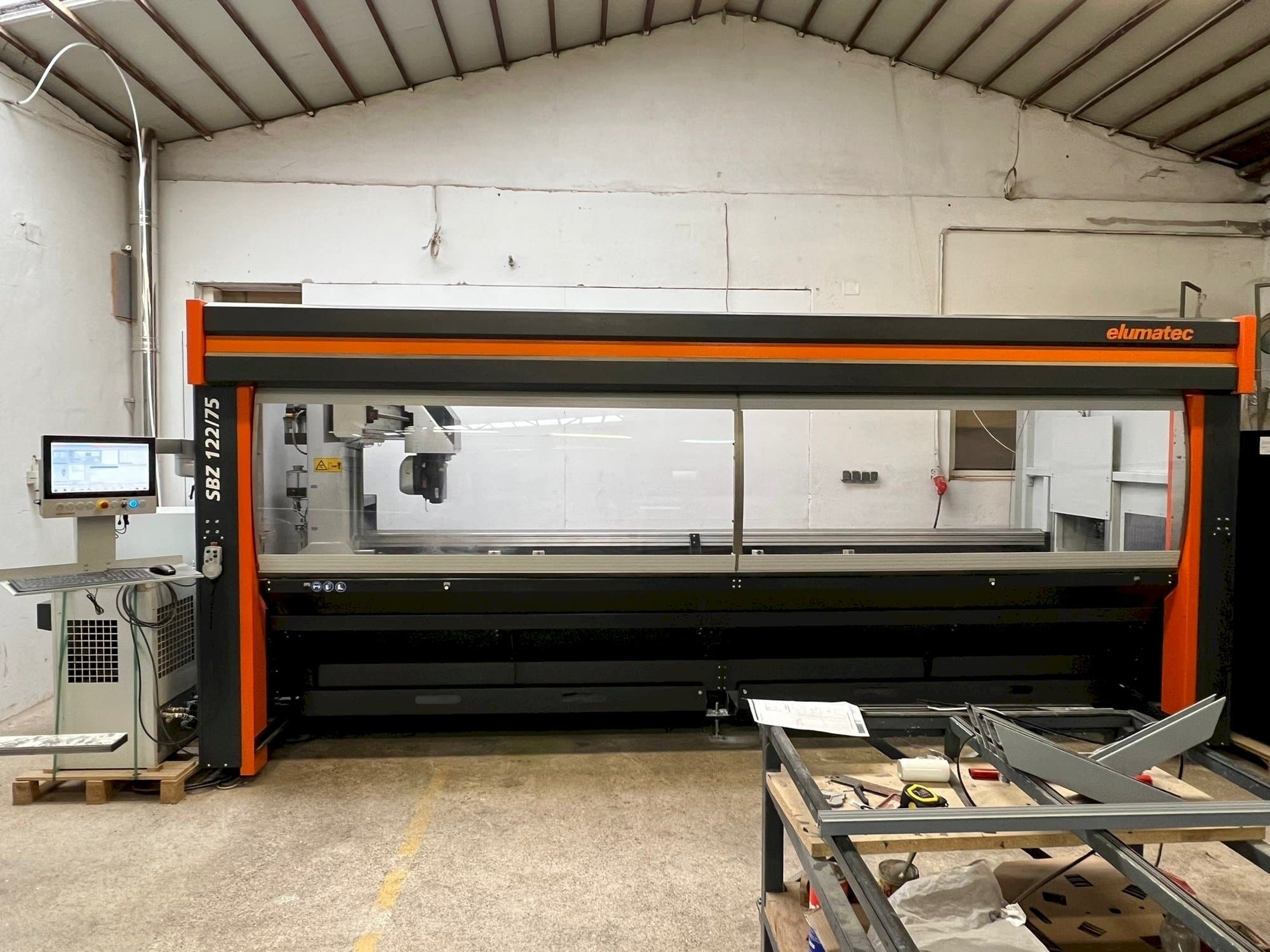 Front view of Elumatec SBZ 122/75  machine