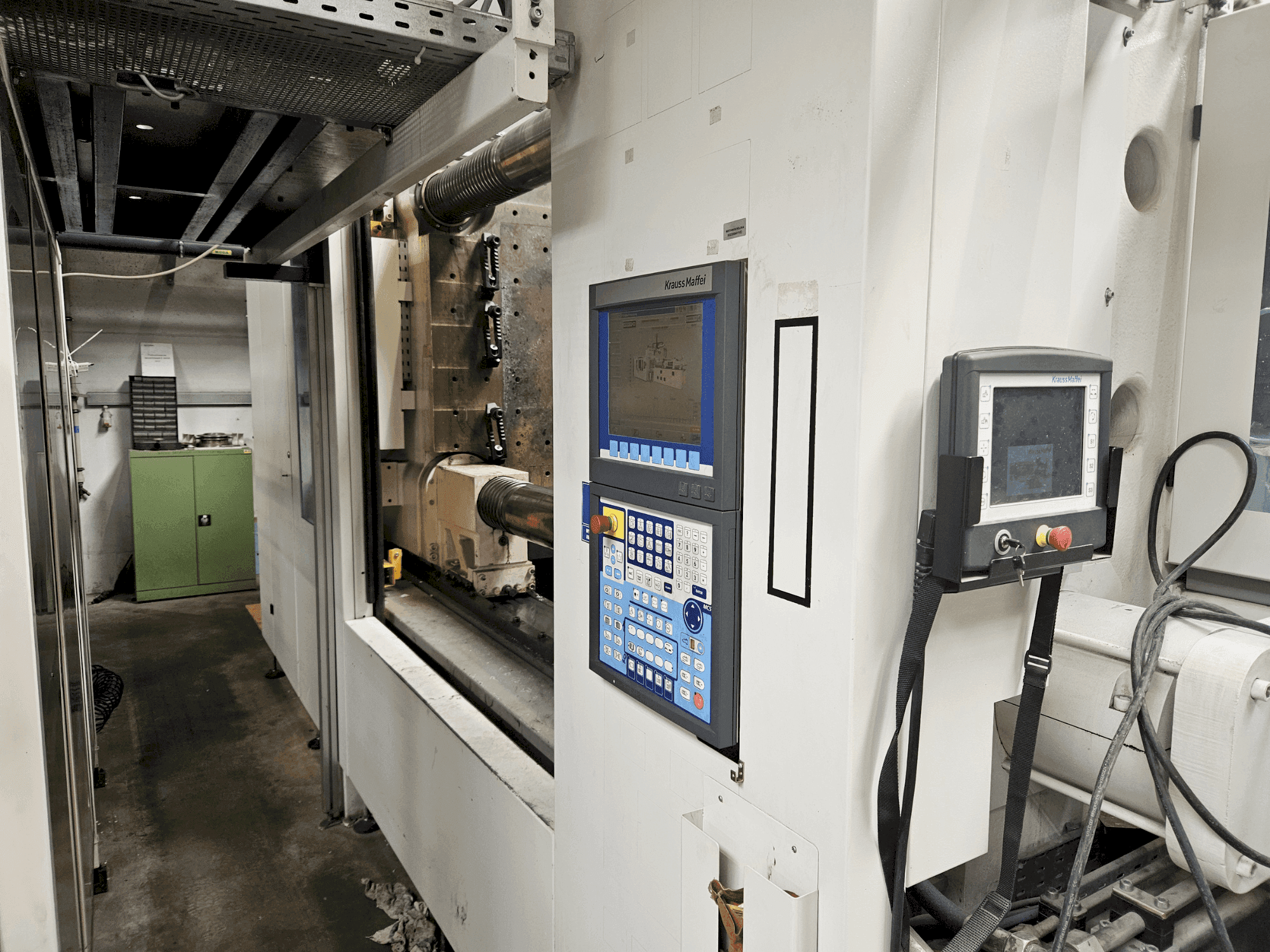Front view of Krauss Maffei 800-12000 MX machine