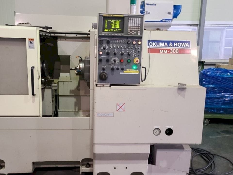 Front view of OKUMA&HOWA MM-300 machine