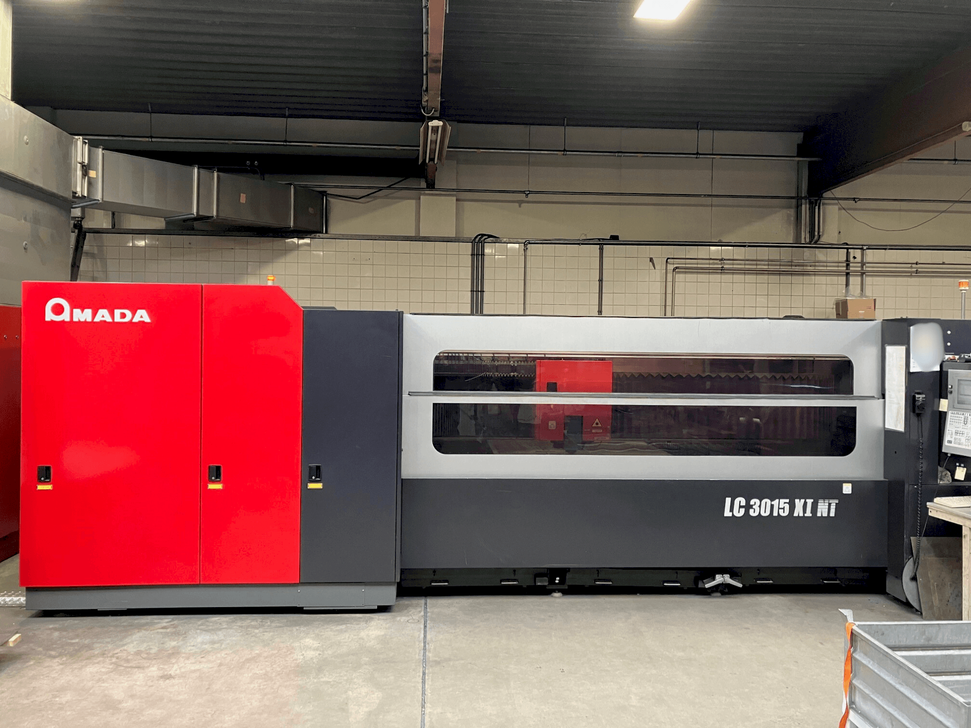 Front view of AMADA LC3015X1NT 4kW Co2  machine