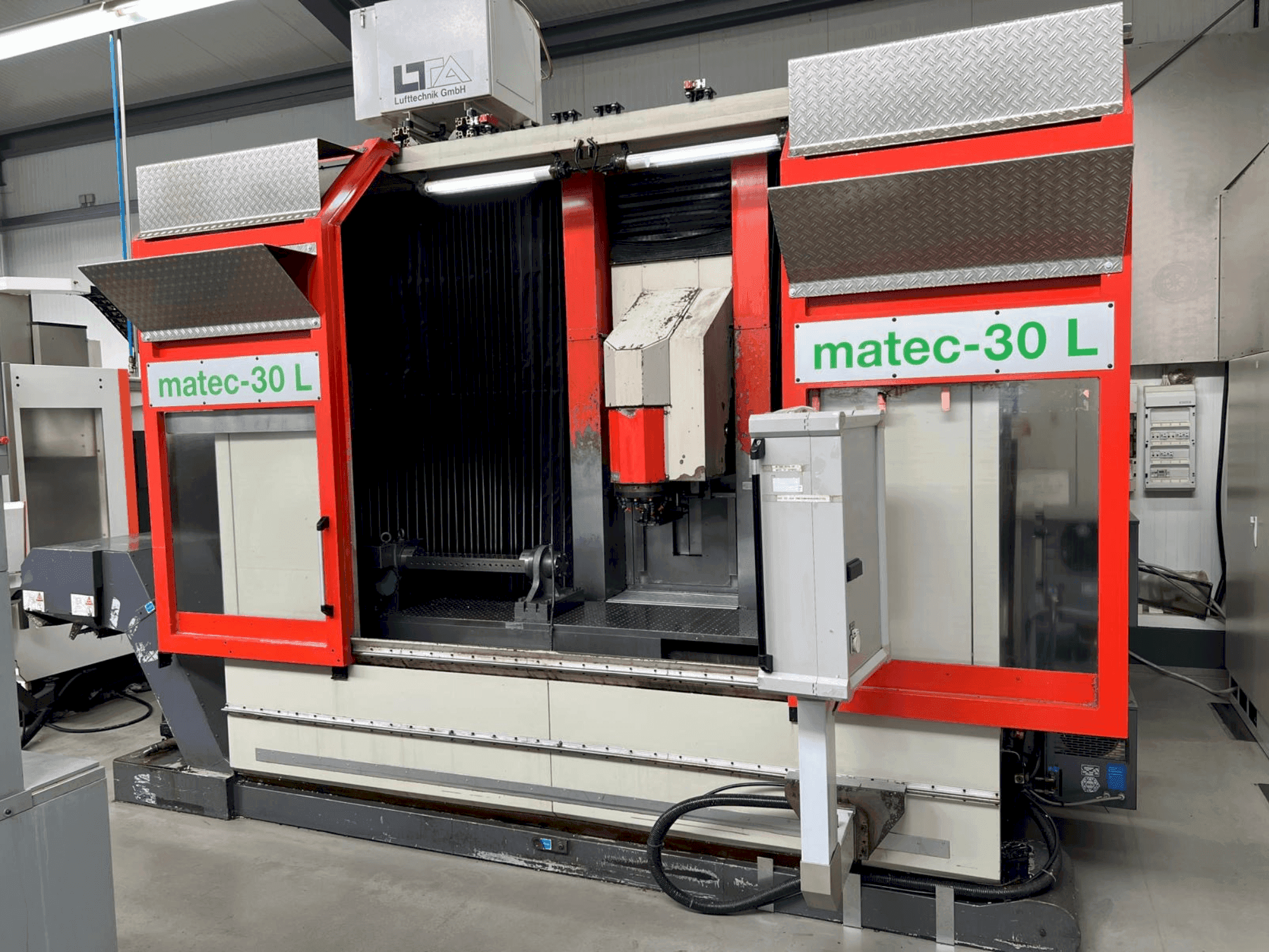 Front view of Matec 30 L  machine