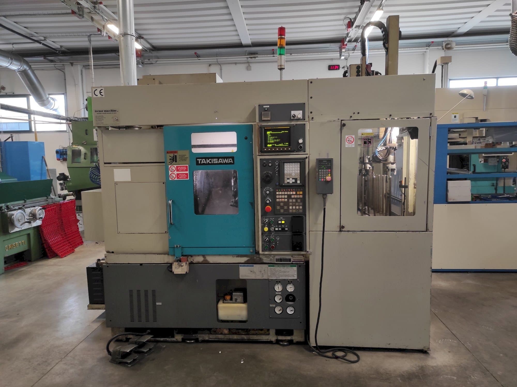 Front view of Takisawa TX20 machine