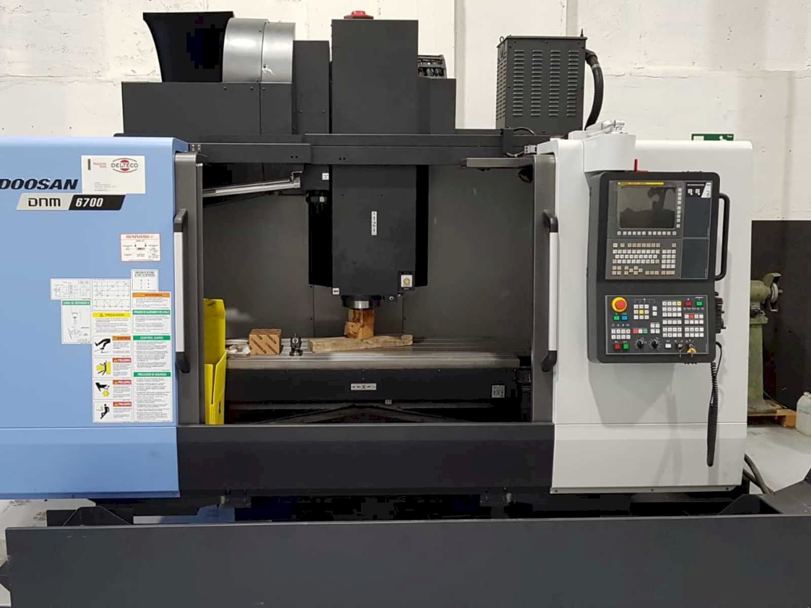 Front view of Doosan DNM 6700  machine