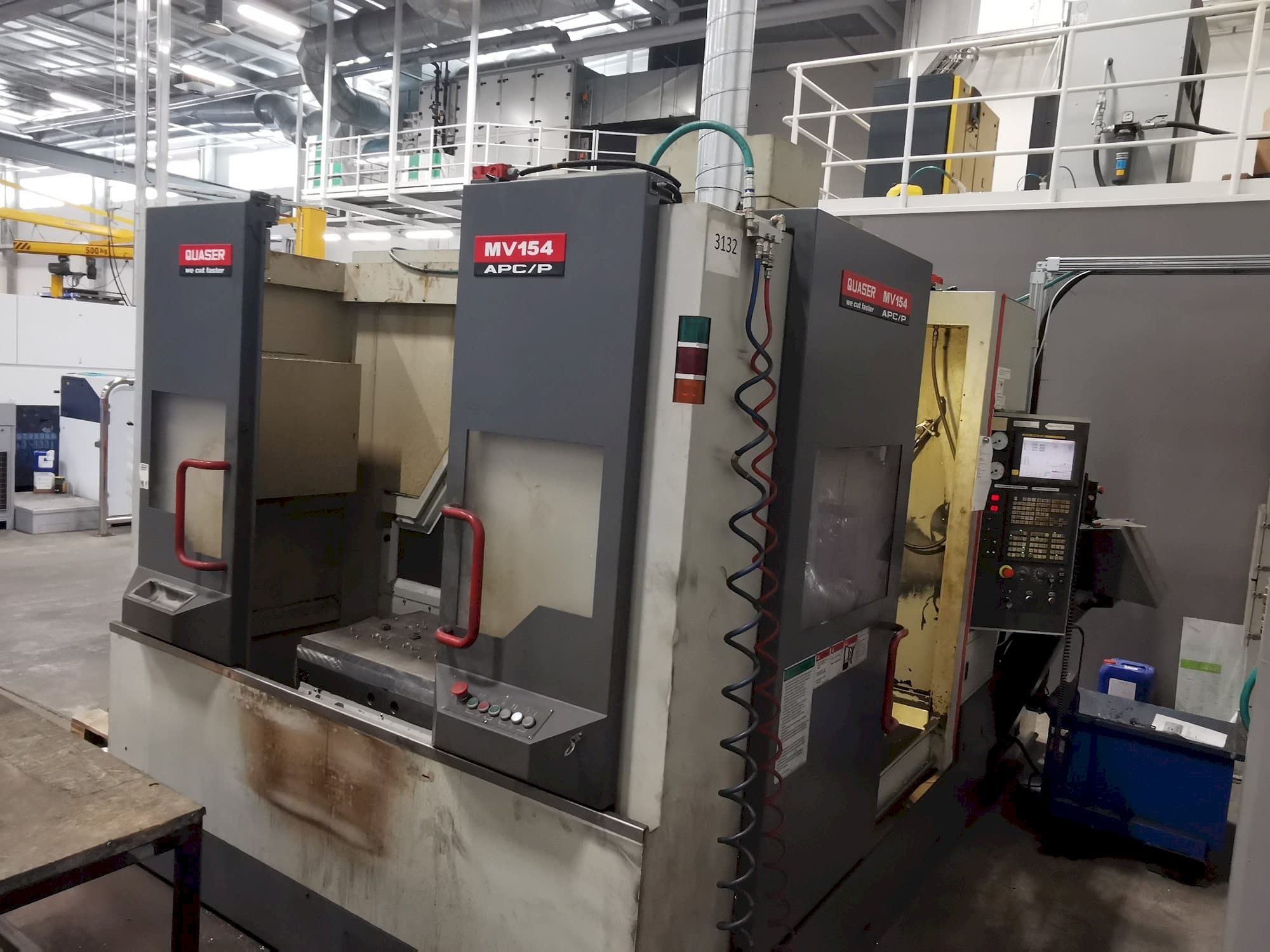 Front view of Quaser MV154APC/P12  machine