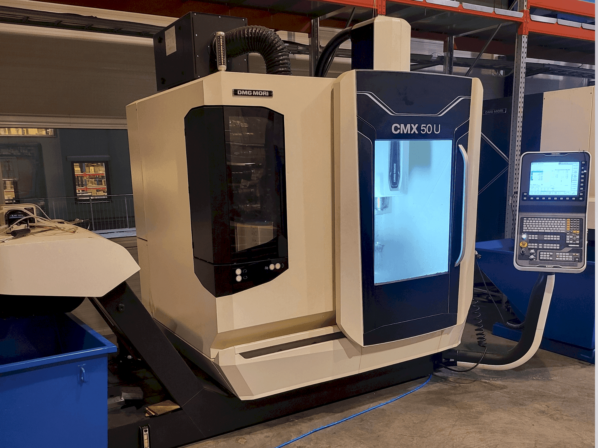 Front view of DMG MORI CMX 50U  machine