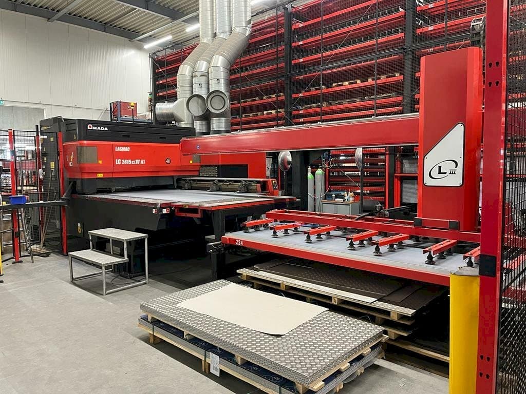 Front view of AMADA LC2415 a IV NT machine