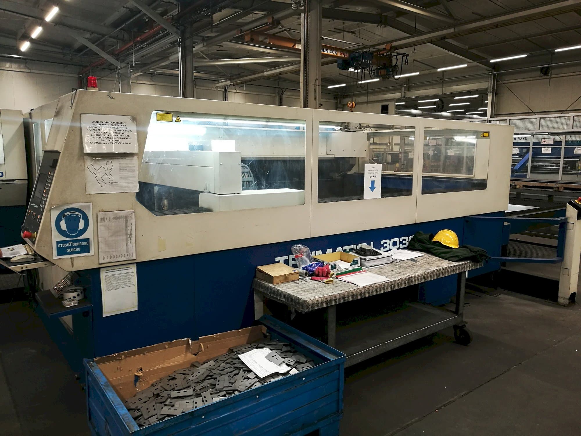 Front view of Trumpf Trumatic L3030 machine