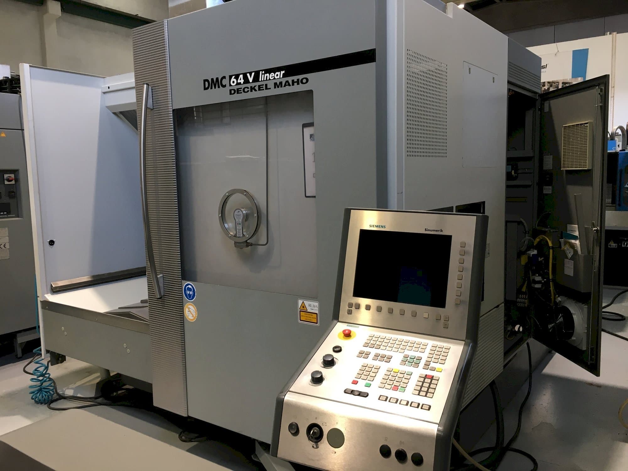 Front view of DECKEL MAHO DMC 64V linear machine