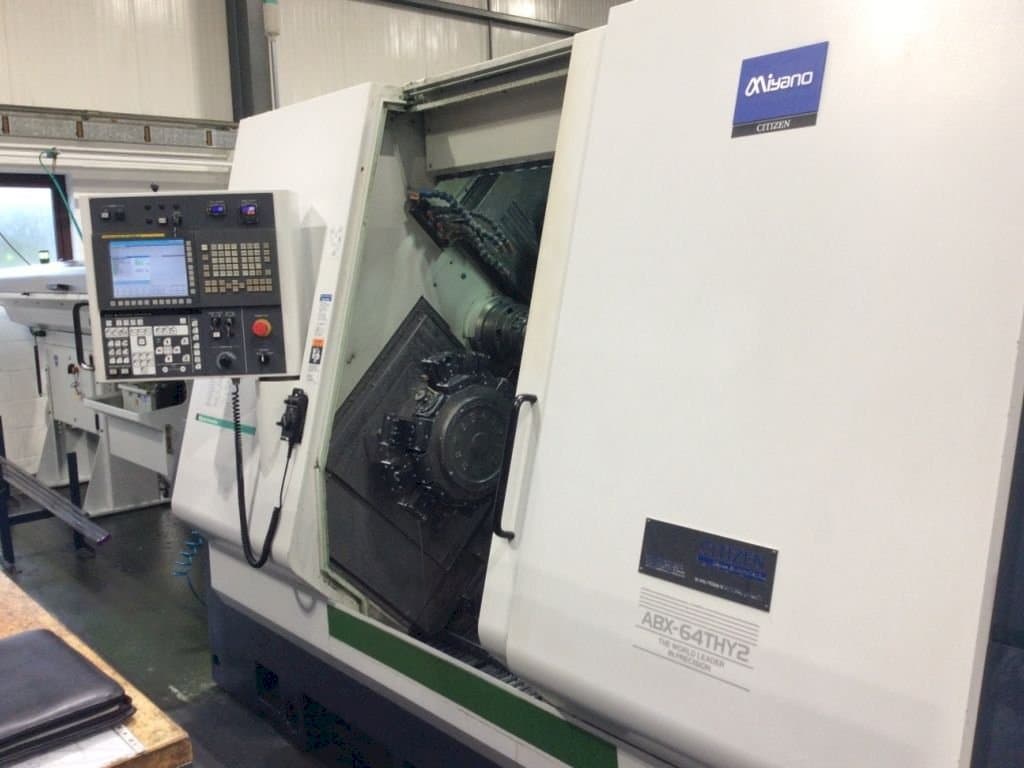 Front view of Miyano ABX 64 THY2 machine