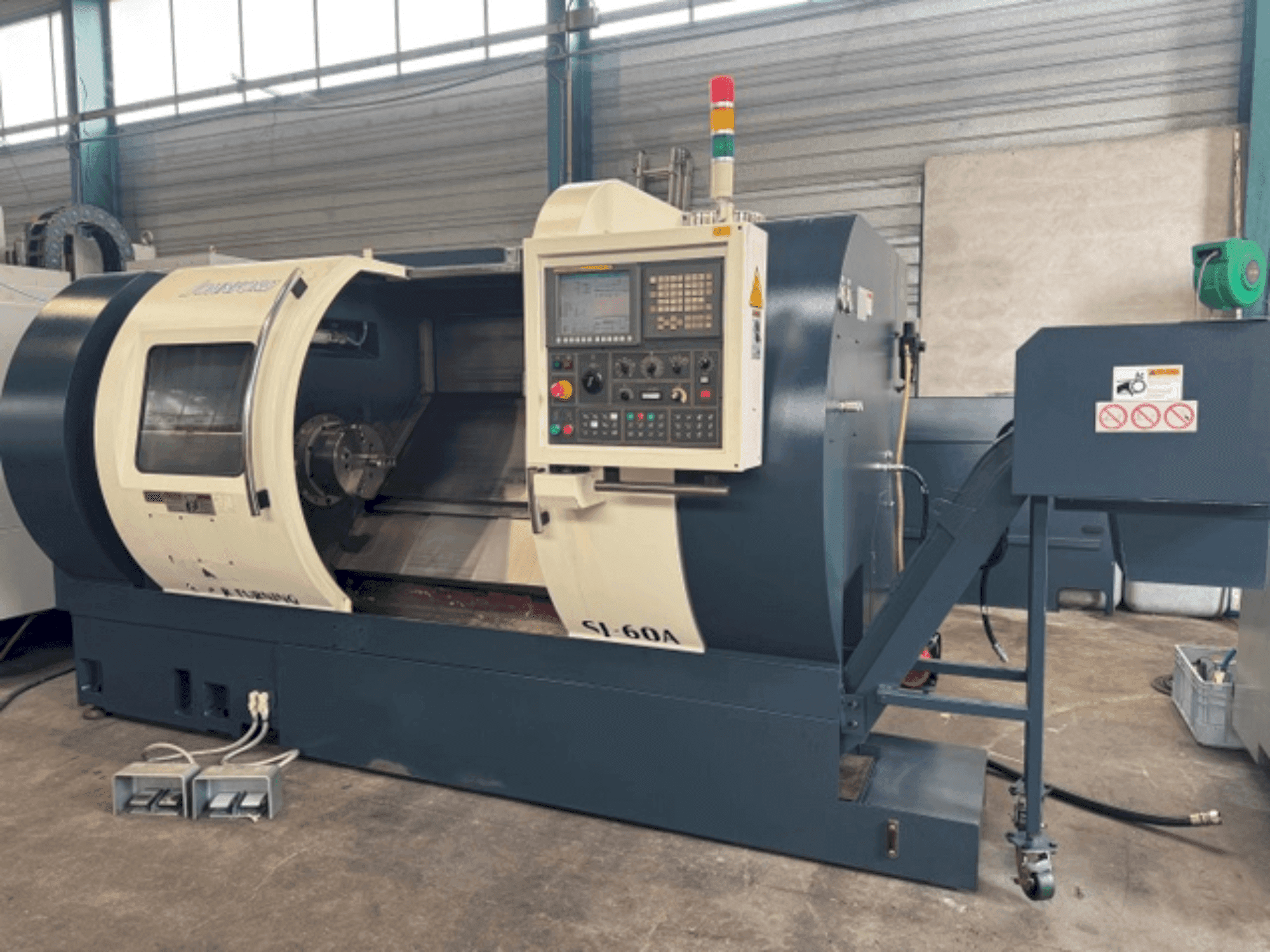 Front view of Johnford SL 60A CS  machine