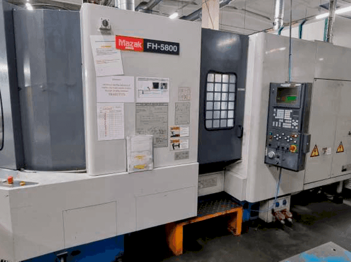 Front view of Mazak FH 5800  machine