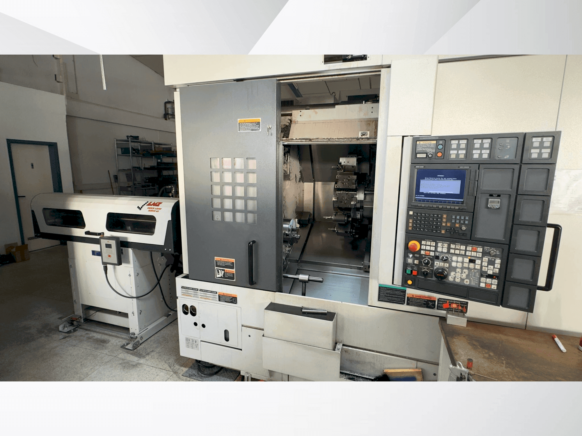 Front view of MORI SEIKI NL 2000 SY /500 machine