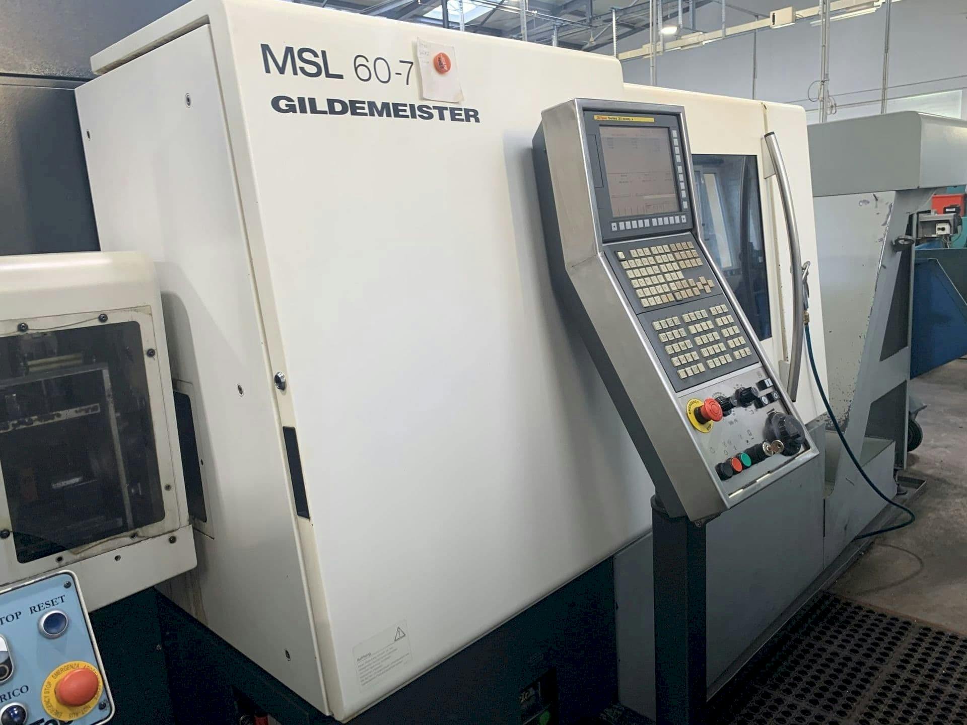 Front view of DMG MSL 60 / 7  machine