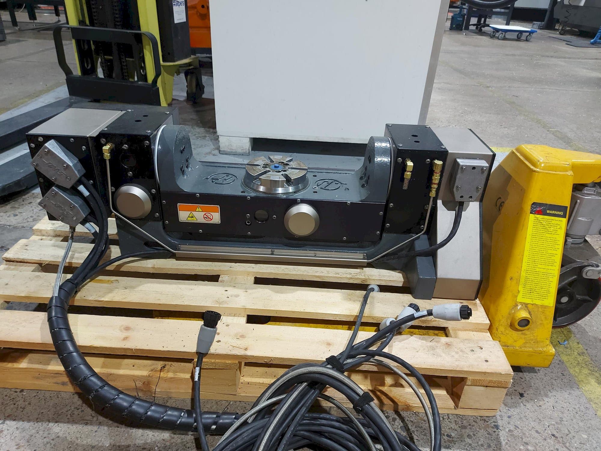 Front view of HAAS TR160 machine