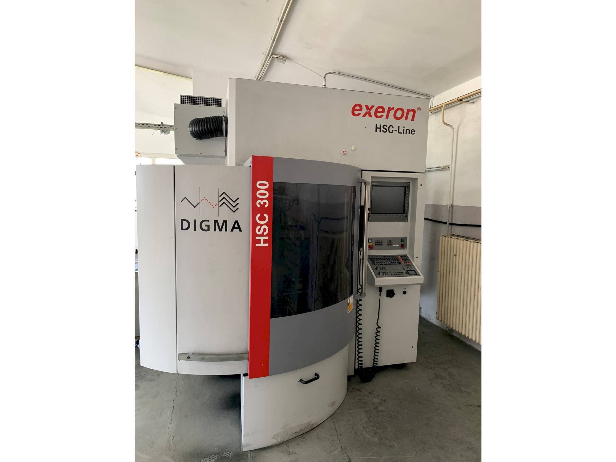 Front view of Exeron HSC 300P  machine