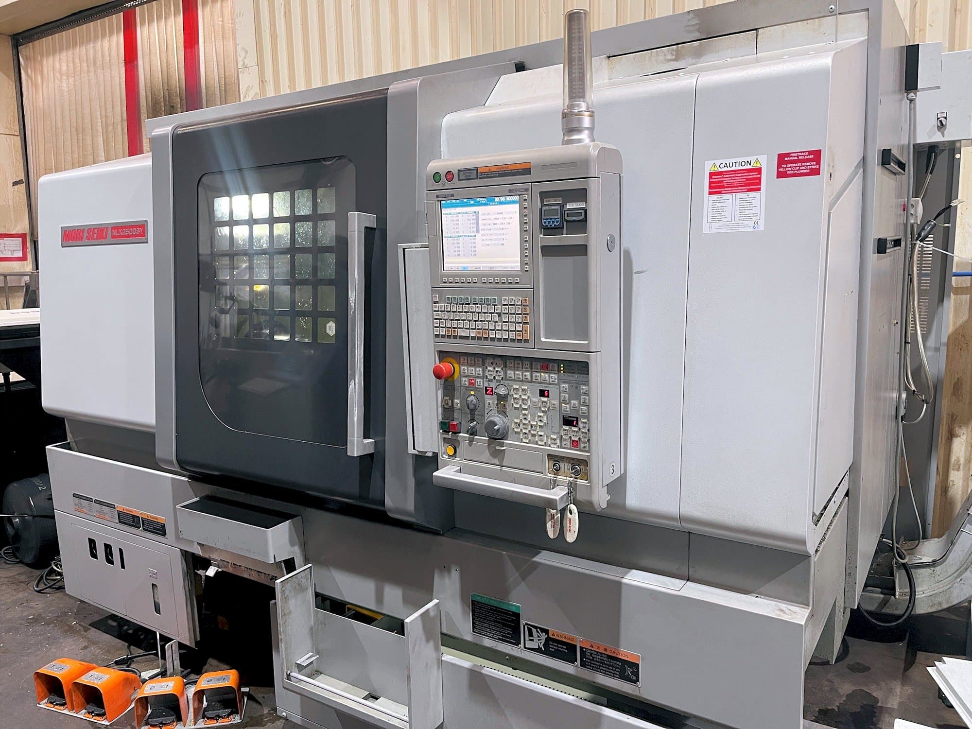 Front view of MORI SEIKI NL X2500SY/700 machine