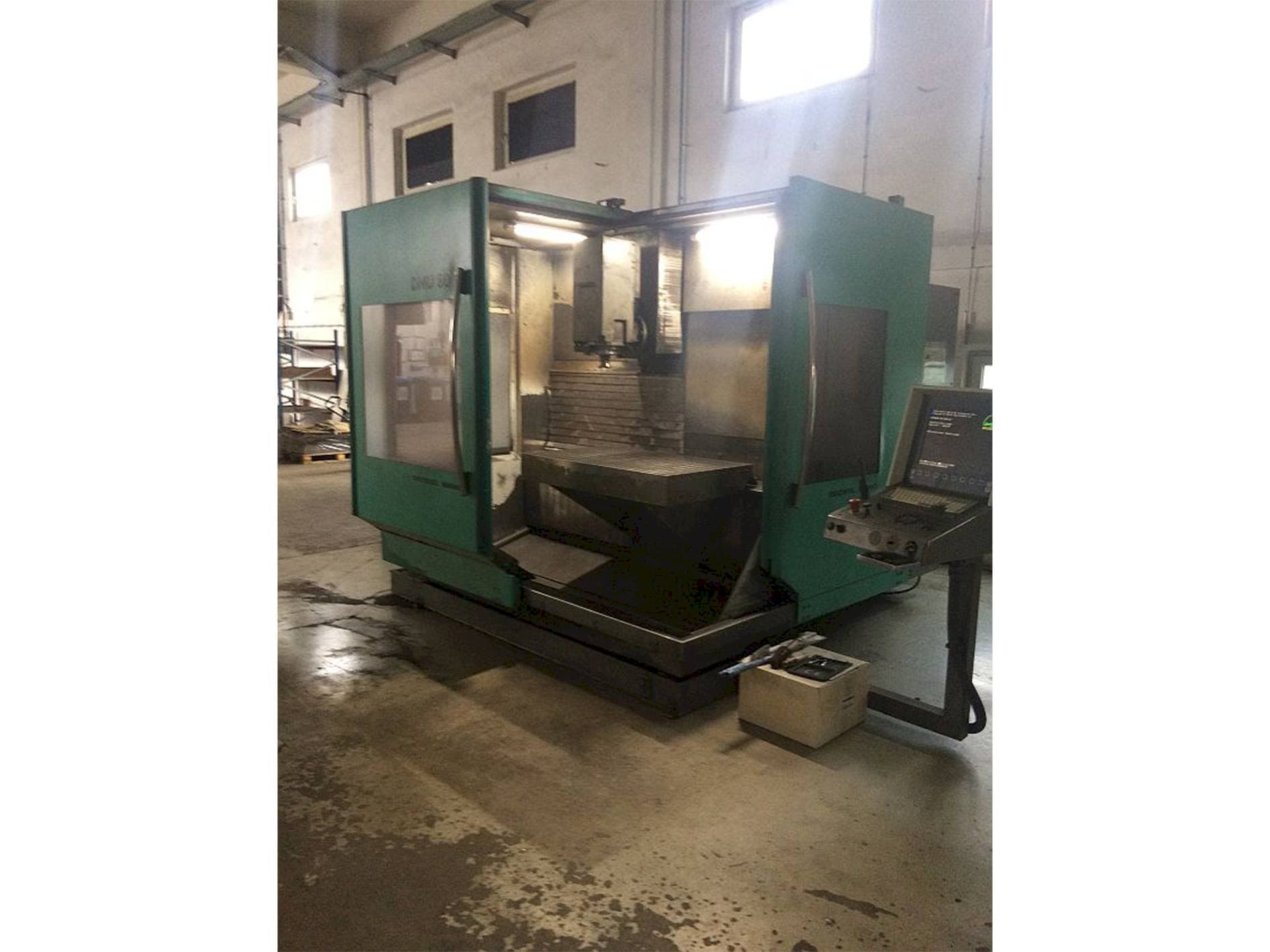 Front view of DMG 80E  machine