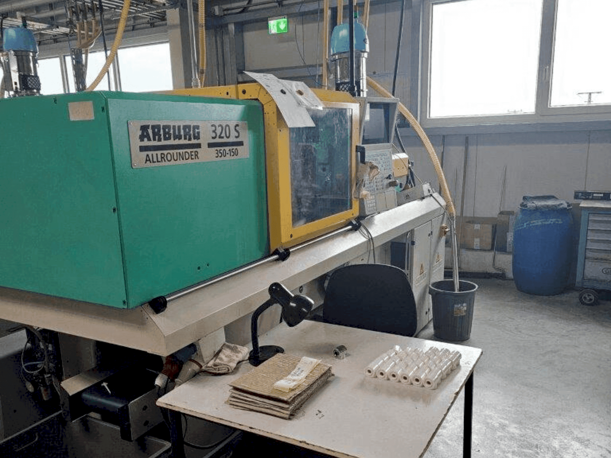 Front view of Arburg 320 S 350-150 machine
