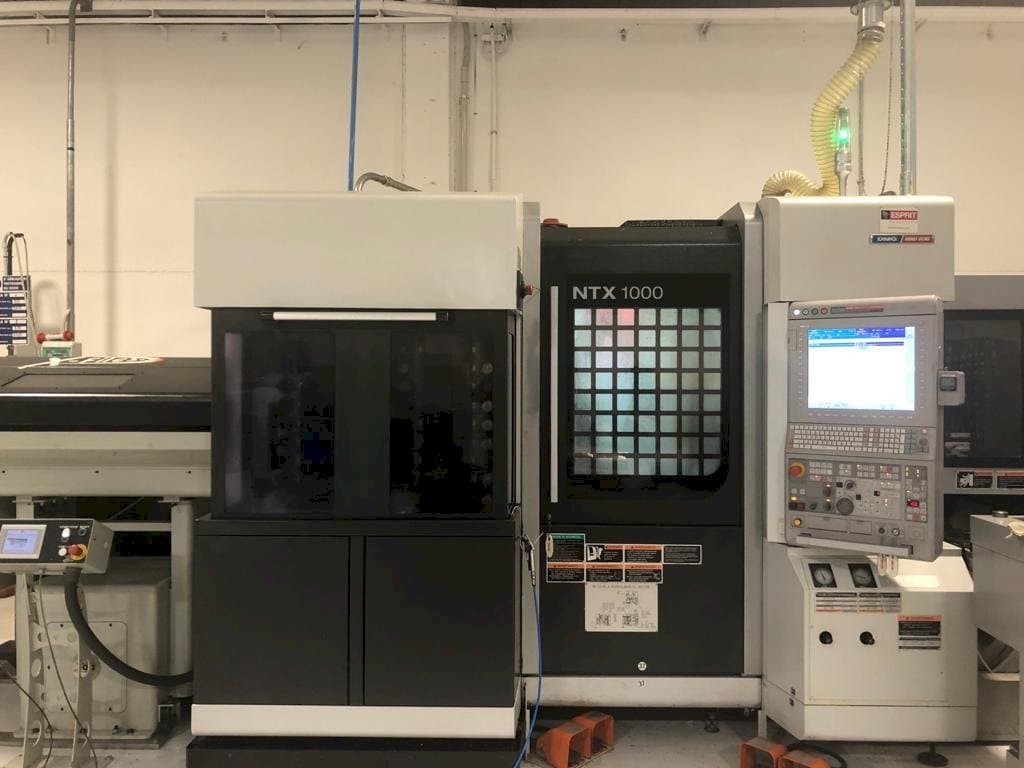 Front view of MORI SEIKI NTX1000 machine