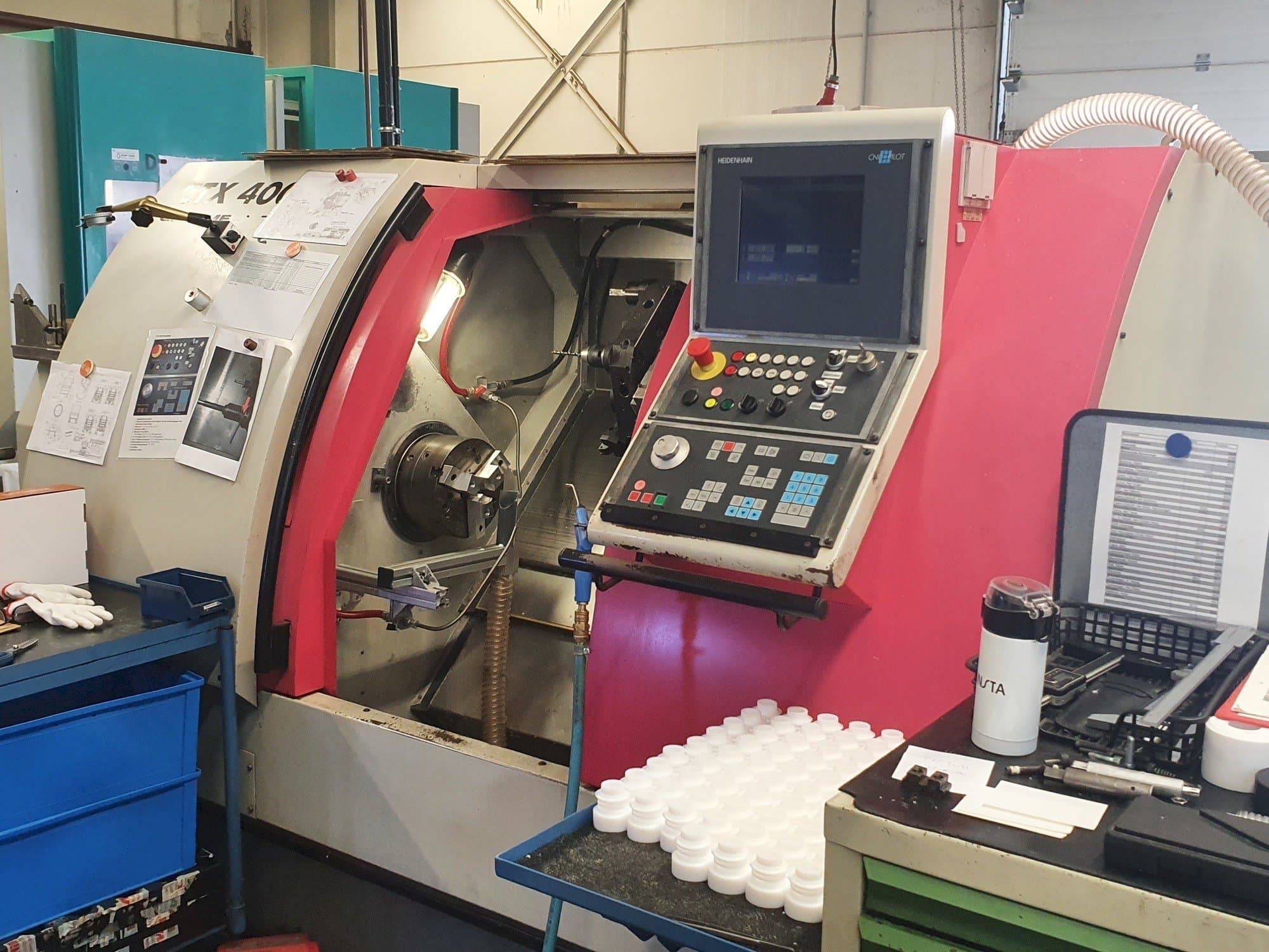 Front view of Gildemeister CTX 400 S2 machine