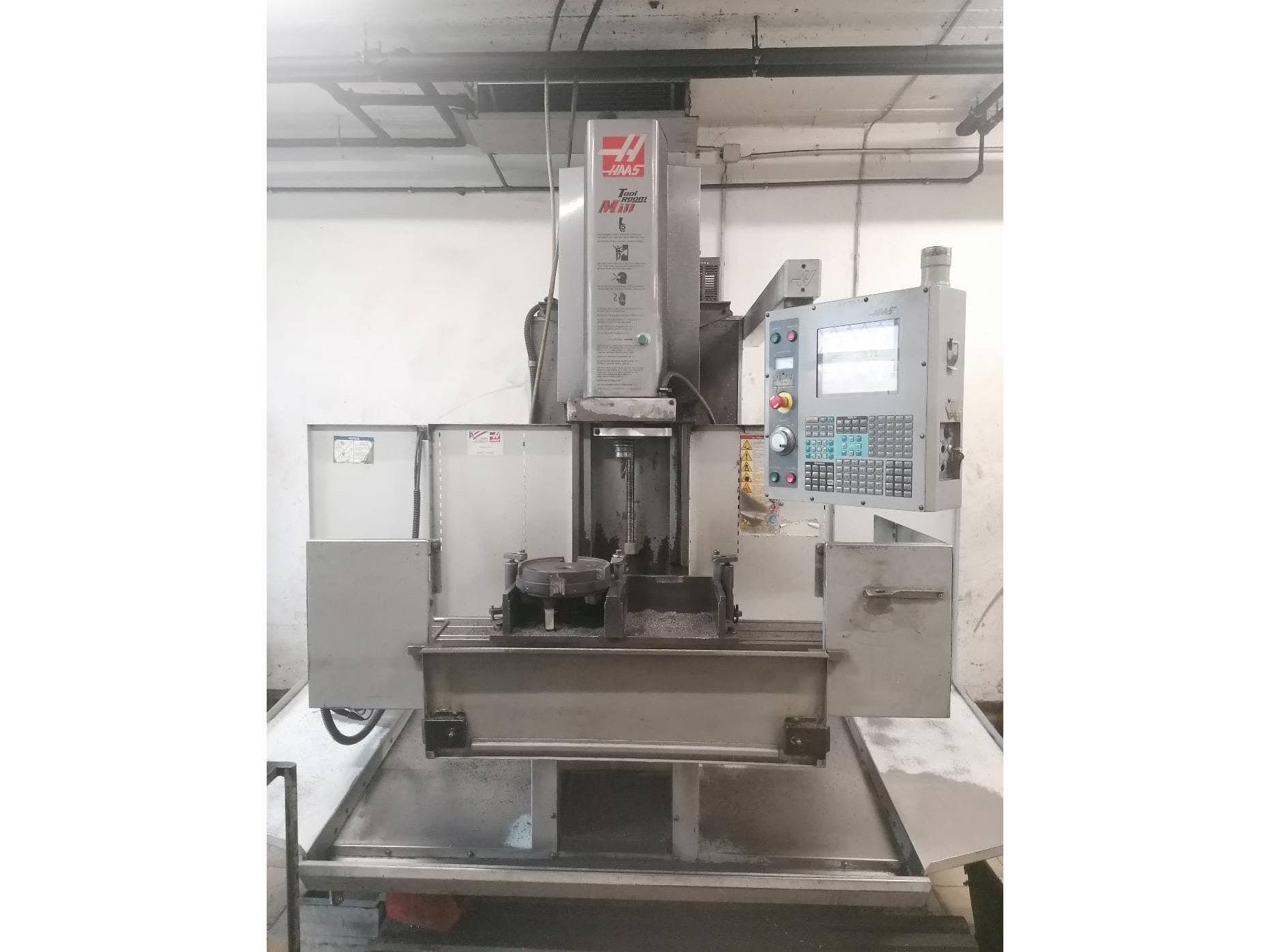 Front view of HAAS TM2-HE machine