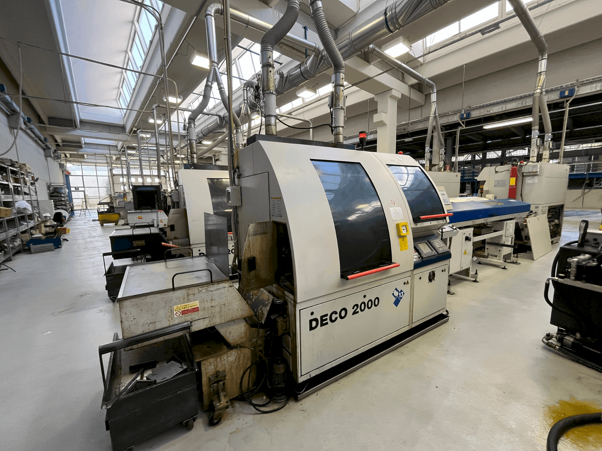 Front view of TORNOS DECO 2000/13 machine