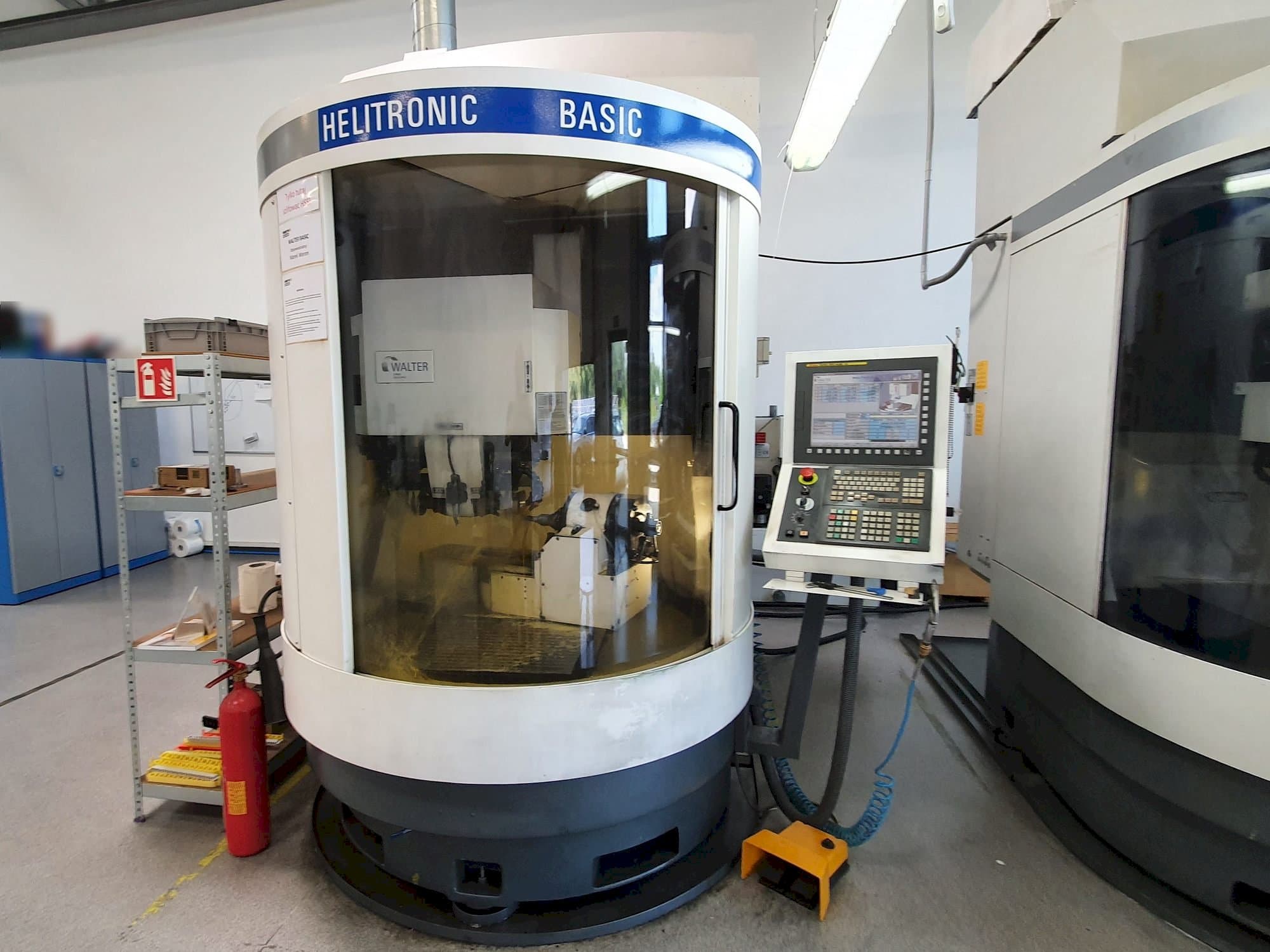 Front view of Walter Helitronic BASIC-F machine