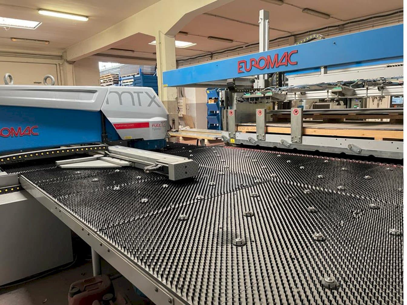 Front view of Euromac MTX Flex 12 Hybrid machine