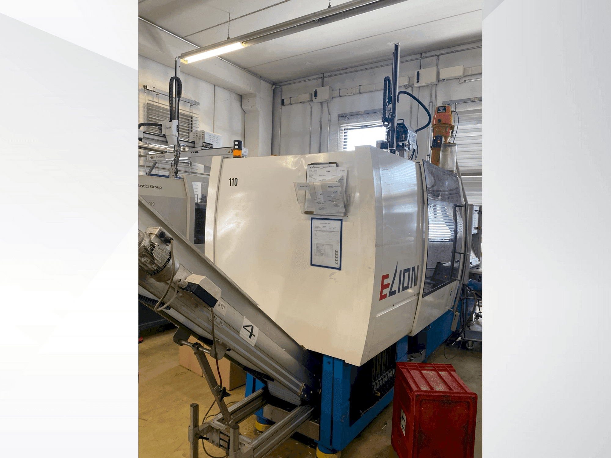 Front view of Netstal ELION 800-270F machine