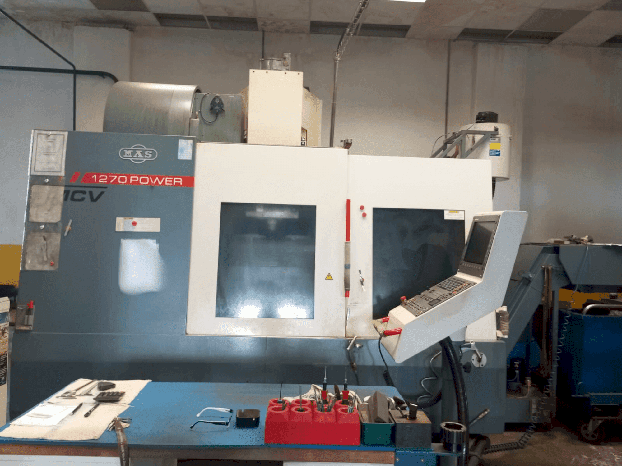 Front view of KOVOSVIT MAS MCV 1270 Power machine