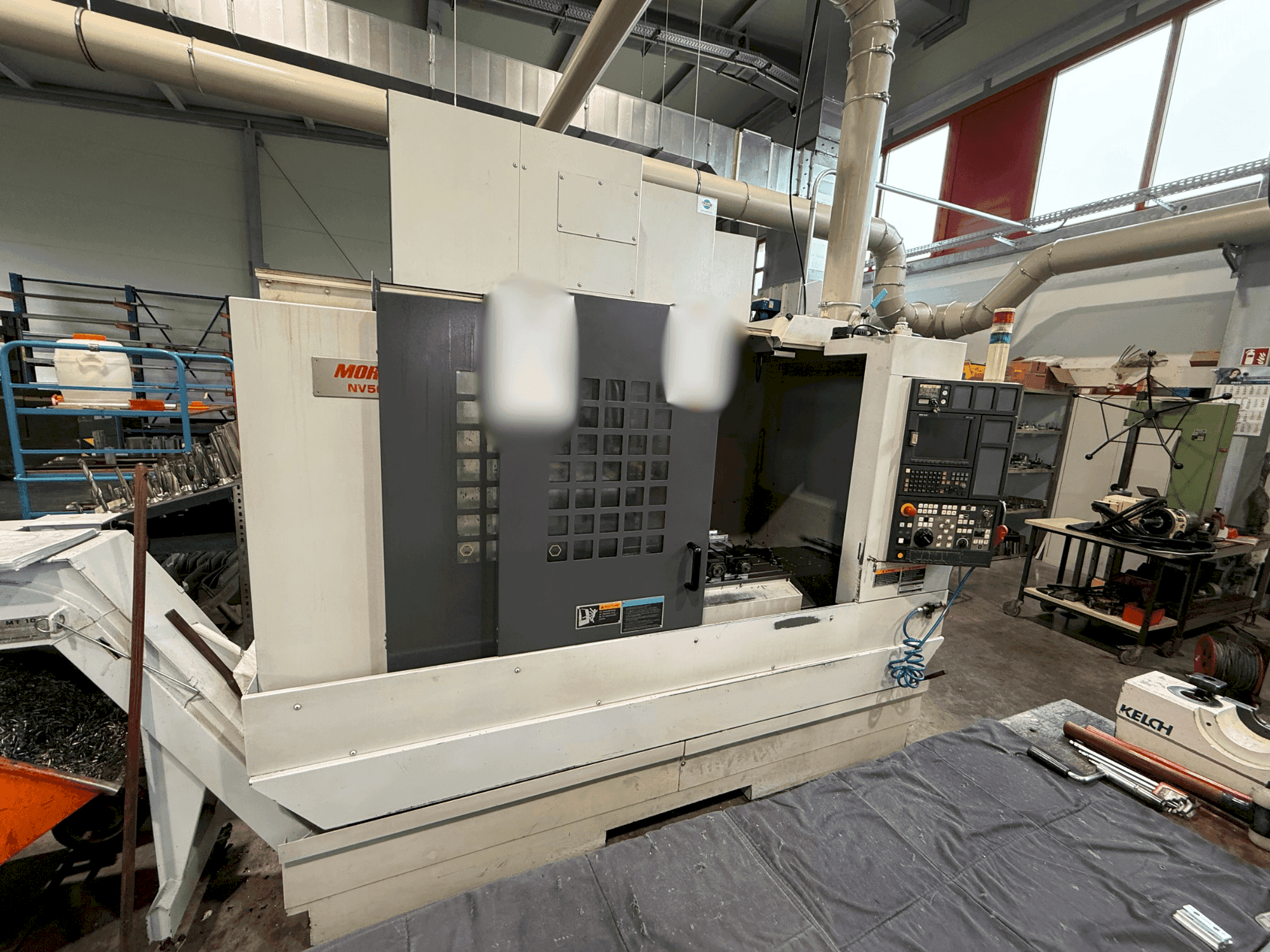 Front view of MORI SEIKI NV 5000 a1 B/40  machine