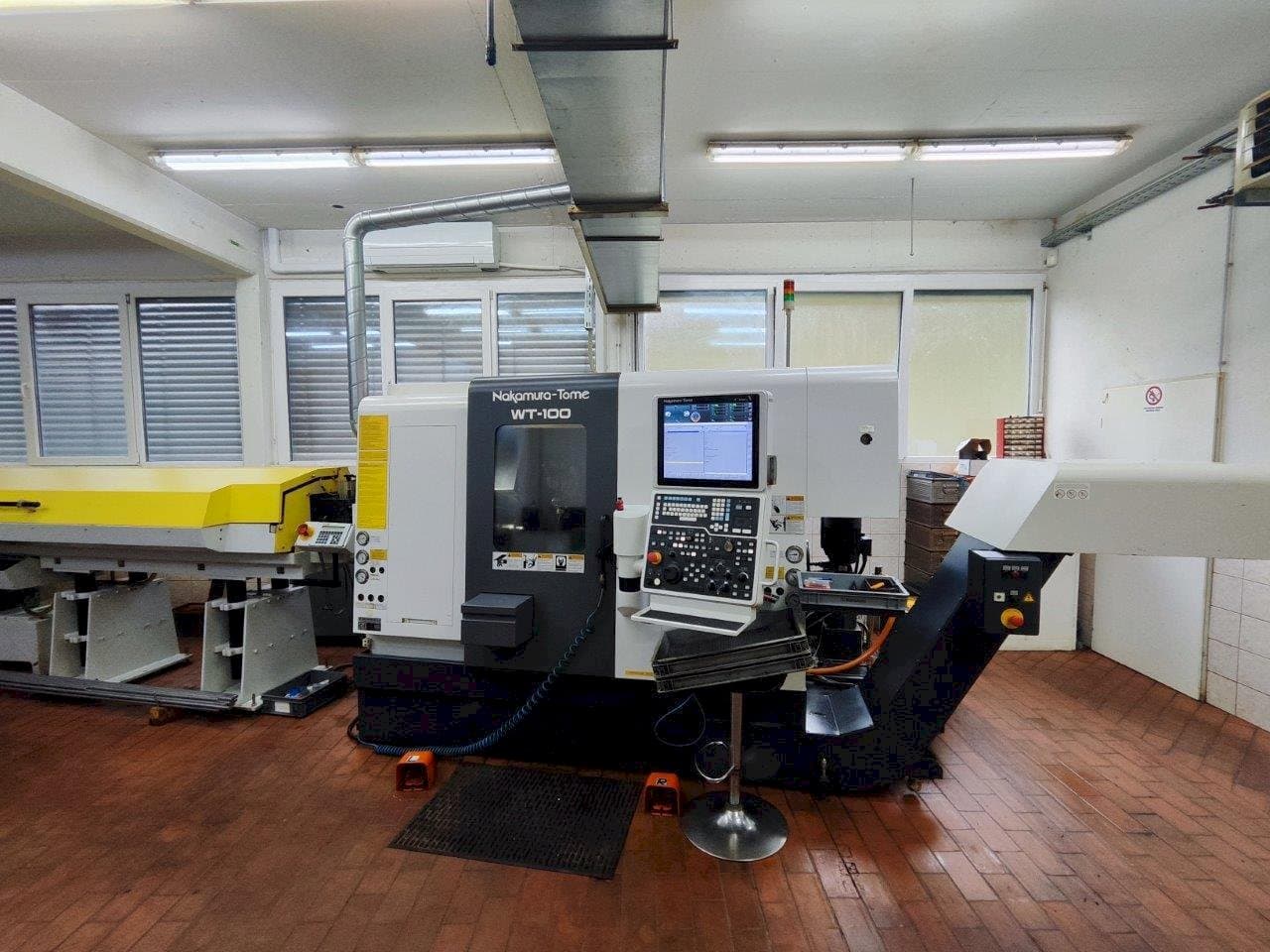 Front view of NAKAMURA-TOME WT-100 MMY machine