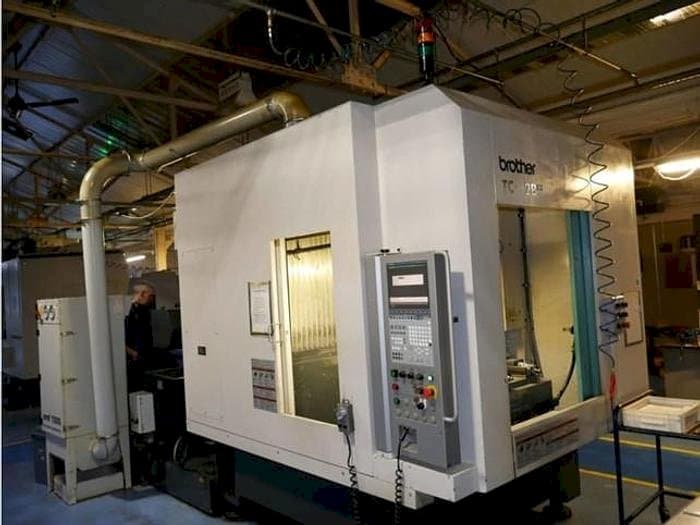 Front view of Brother TC-32 BN QT machine